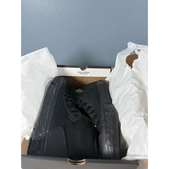 Converse Chuck Taylor All Star Black/Black Canvas High-Top Shoes Men's Size 7.5 - Picture 8 of 8